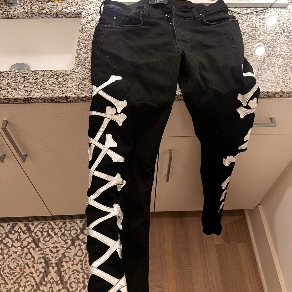 Men AMIRI black pants